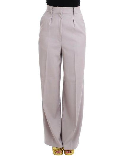 Spodnie Cavalli Sophisticated High Waisted Gray