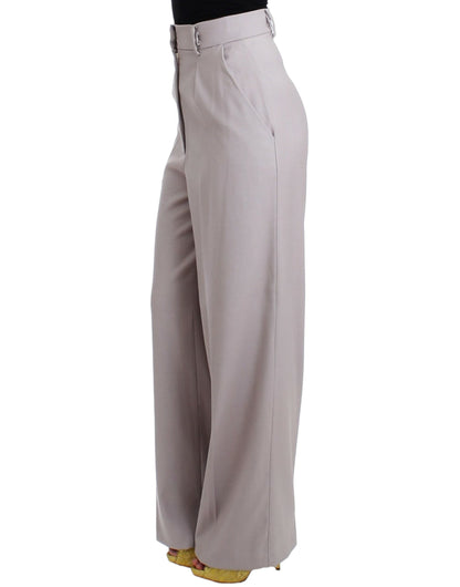 Spodnie Cavalli Sophisticated High Waisted Gray