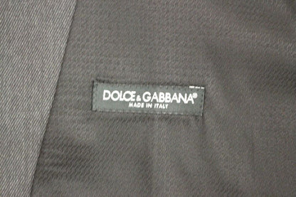 Dolce &amp; Gabbana Elegancka szara wełniana kamizelka formalna