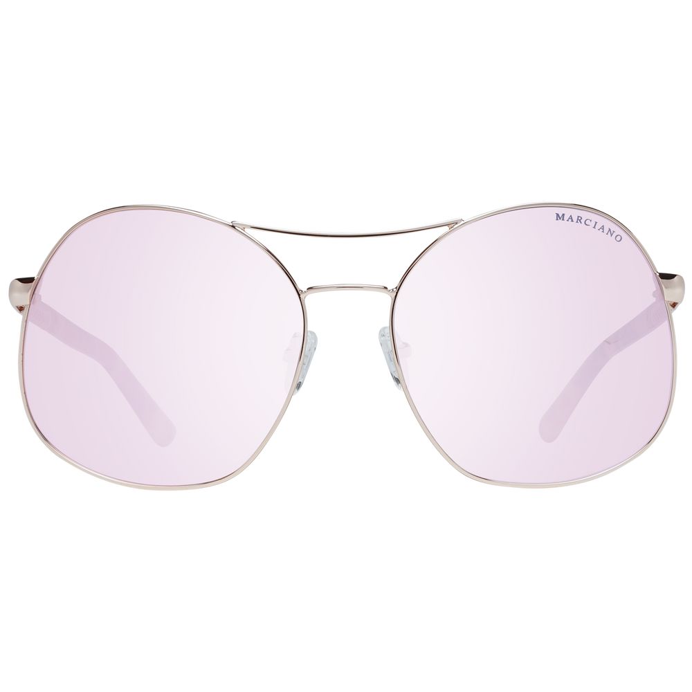 Marciano by Guess Różowe Złote Okulary Przeciwsłoneczne Damskie