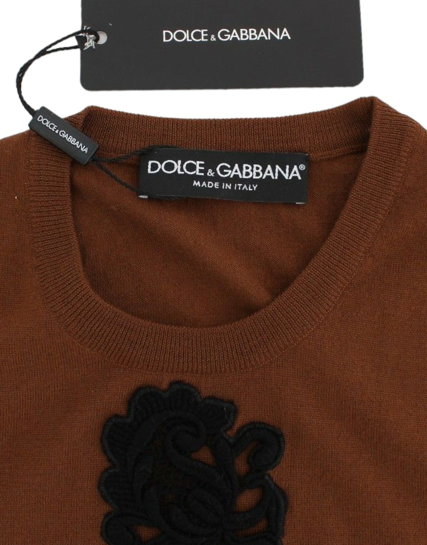 Dolce &amp; Gabbana Timeless Wełniana i Koronkowa Bezrękawnik