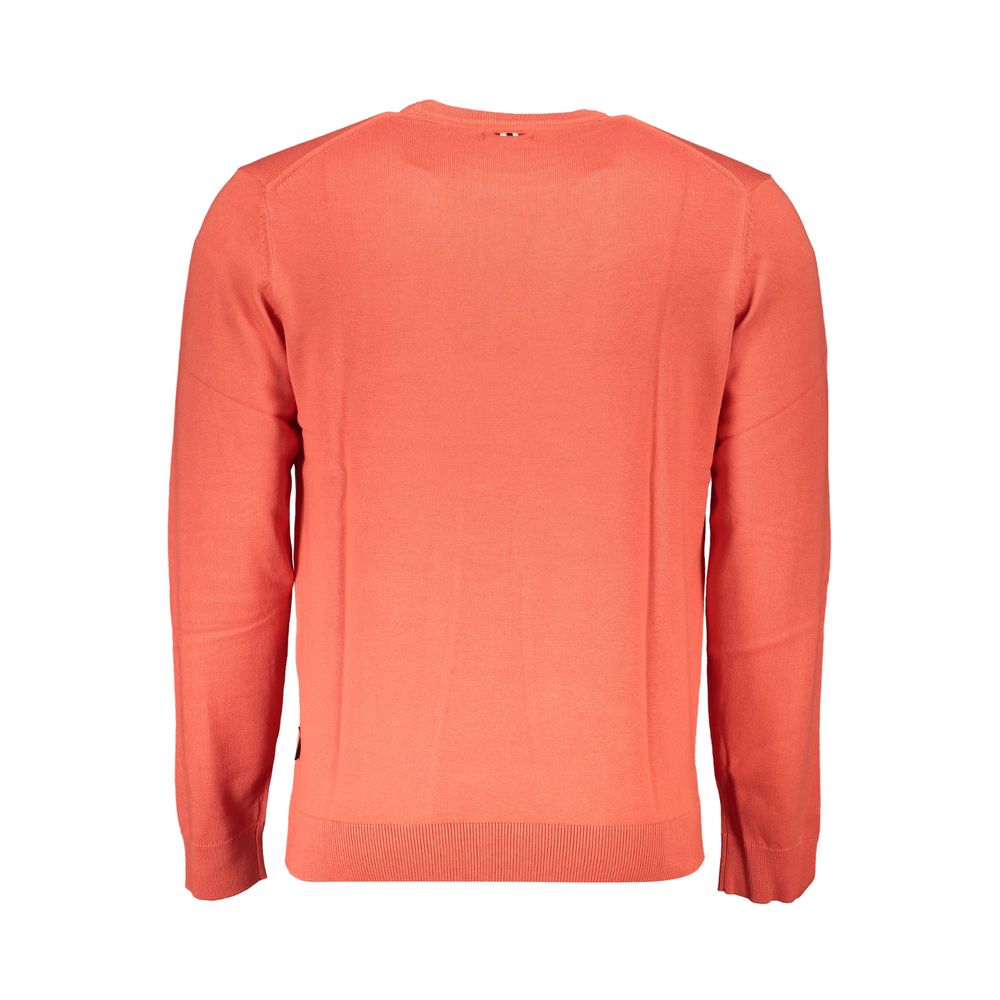 Napapijri Red Cotton Men Sweater