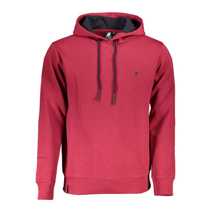 U.S. Grand Polo Chic Pink Hooded Sweatshirt with Embroidery Detail