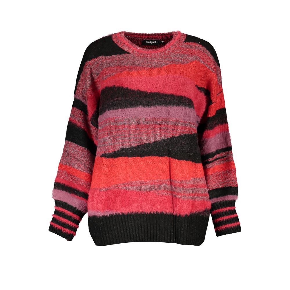 Desigual Chic Turtleneck Sweater with Contrast Details