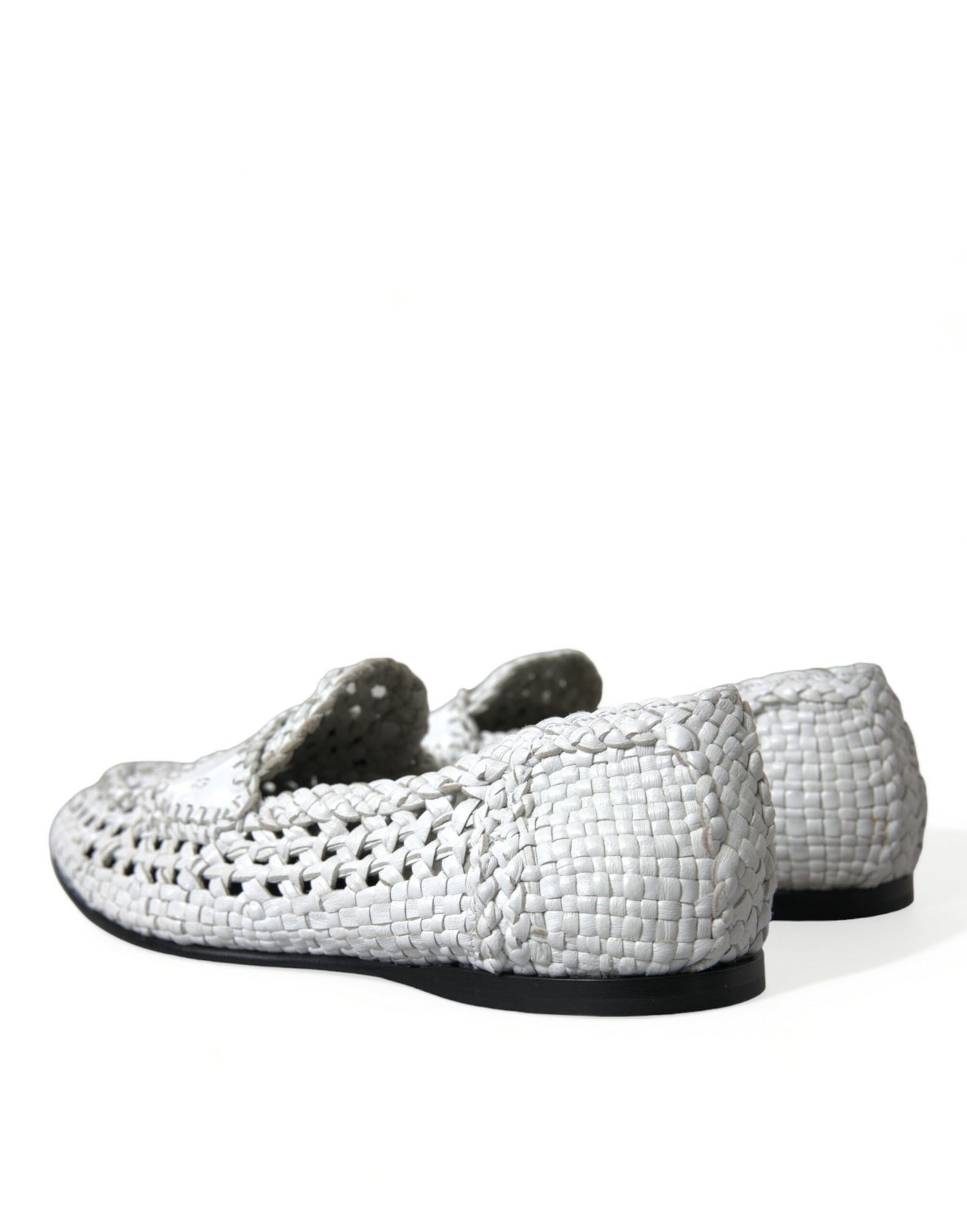 Eleganckie białe mokasyny typu slip-on