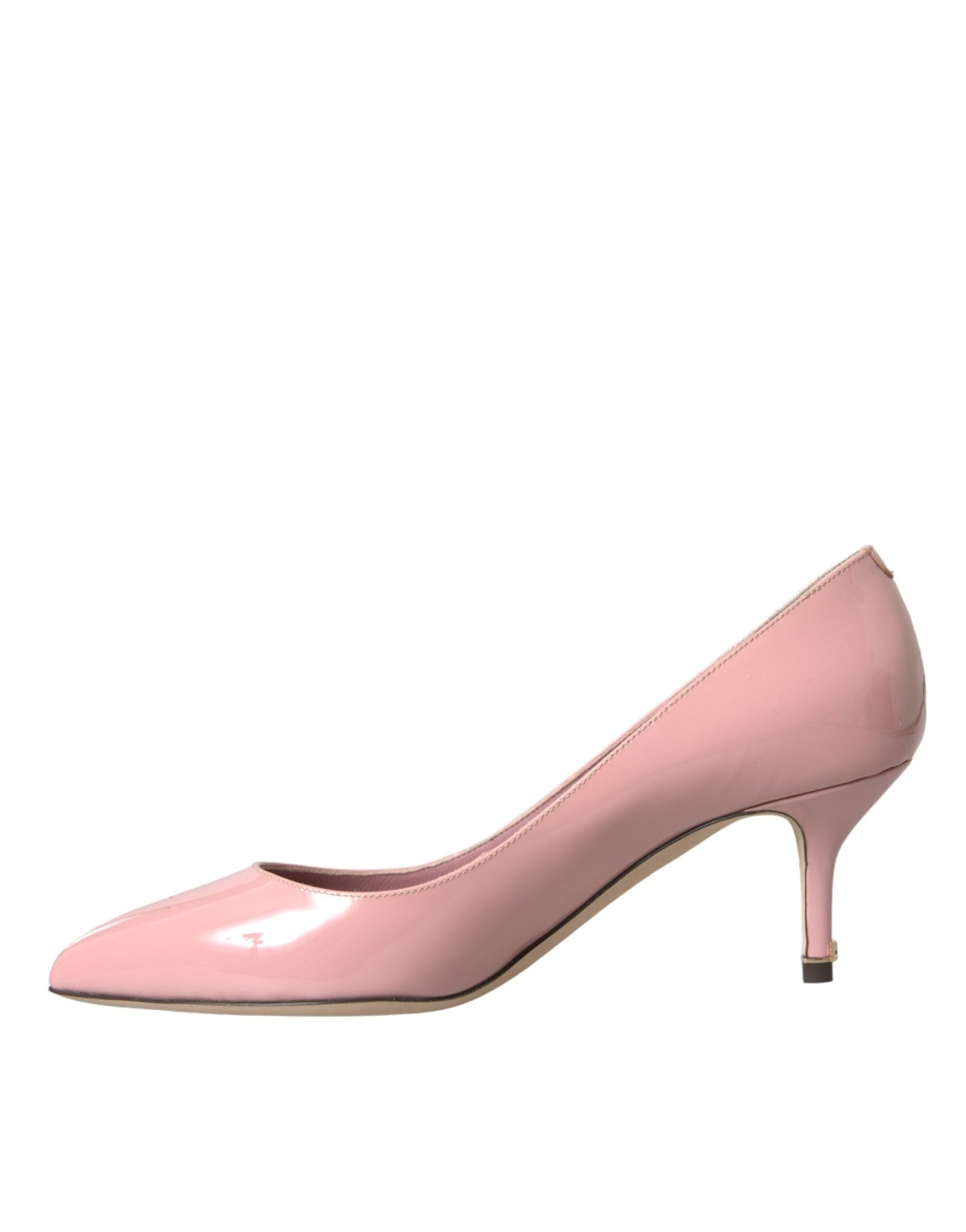 Dolce & Gabbana Light Pink Patent Leather Heels Pumps Shoes