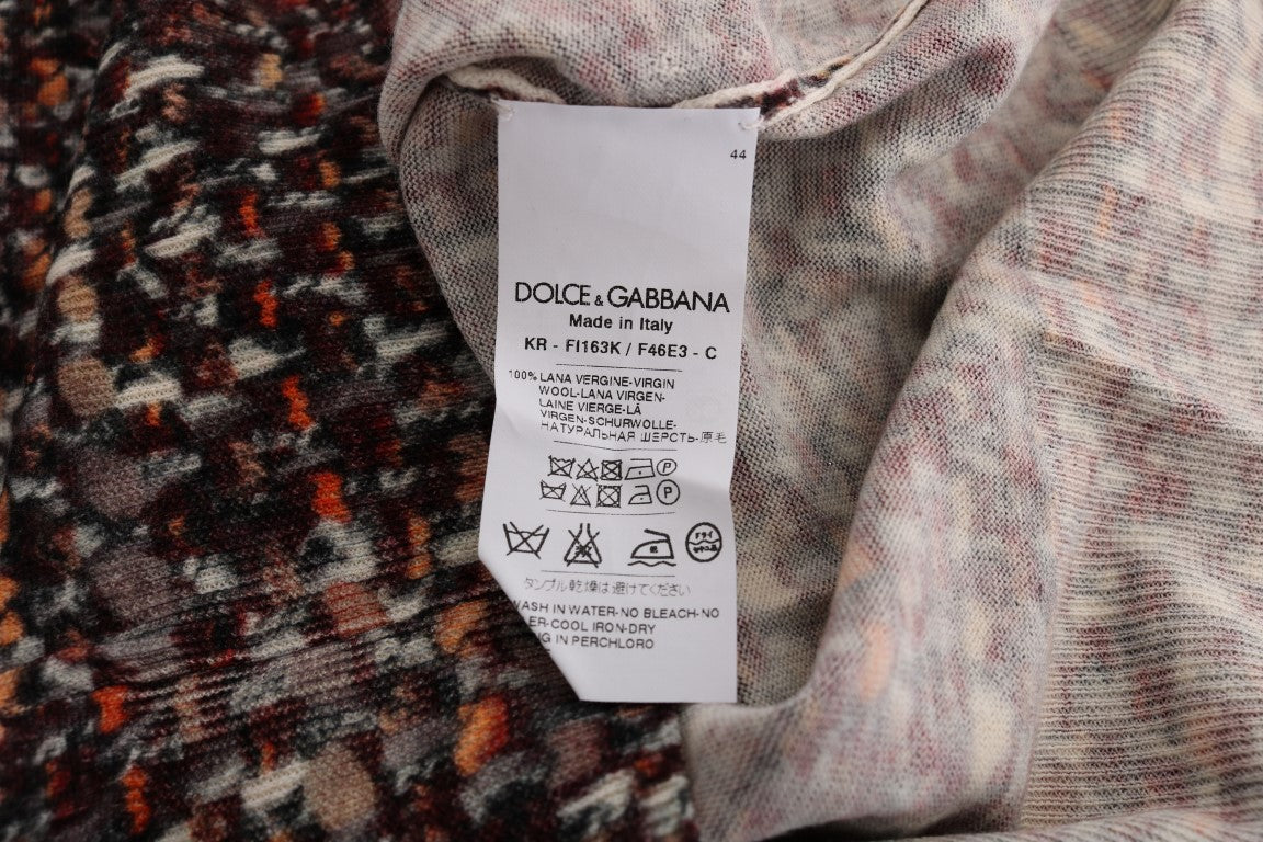 Dolce &amp; Gabbana Bezrękawnik Wielokolorowy Dzianinowy Wełniany Top