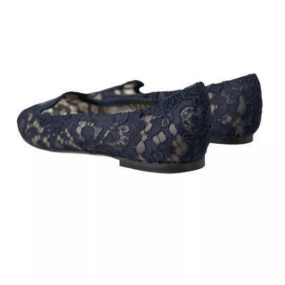 Ciemnoniebieskie, sznurowane, płaskie buty Taormina Slip On