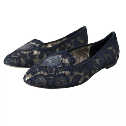 Ciemnoniebieskie, sznurowane, płaskie buty Taormina Slip On