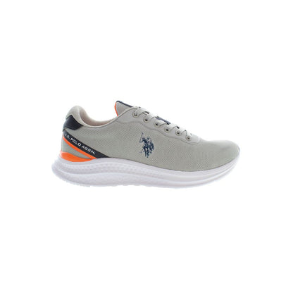 U.S. POLO ASSN. Gray Polyester Men Sneaker