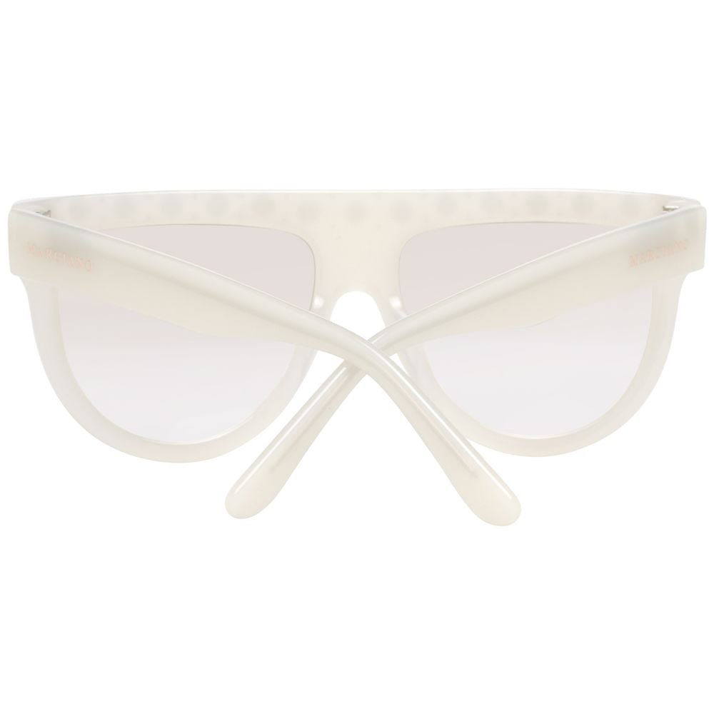 Marciano by Guess Białe Damskie Okulary Przeciwsłoneczne