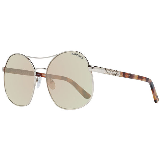 Marciano by Guess Różowe Złote Okulary Przeciwsłoneczne Damskie