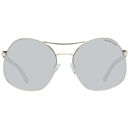 Marciano by Guess Złote Okulary Przeciwsłoneczne Damskie