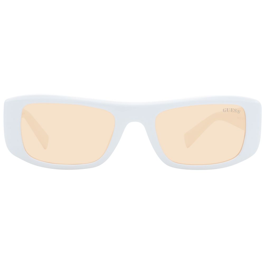 Guess White Unisex Sunglasses