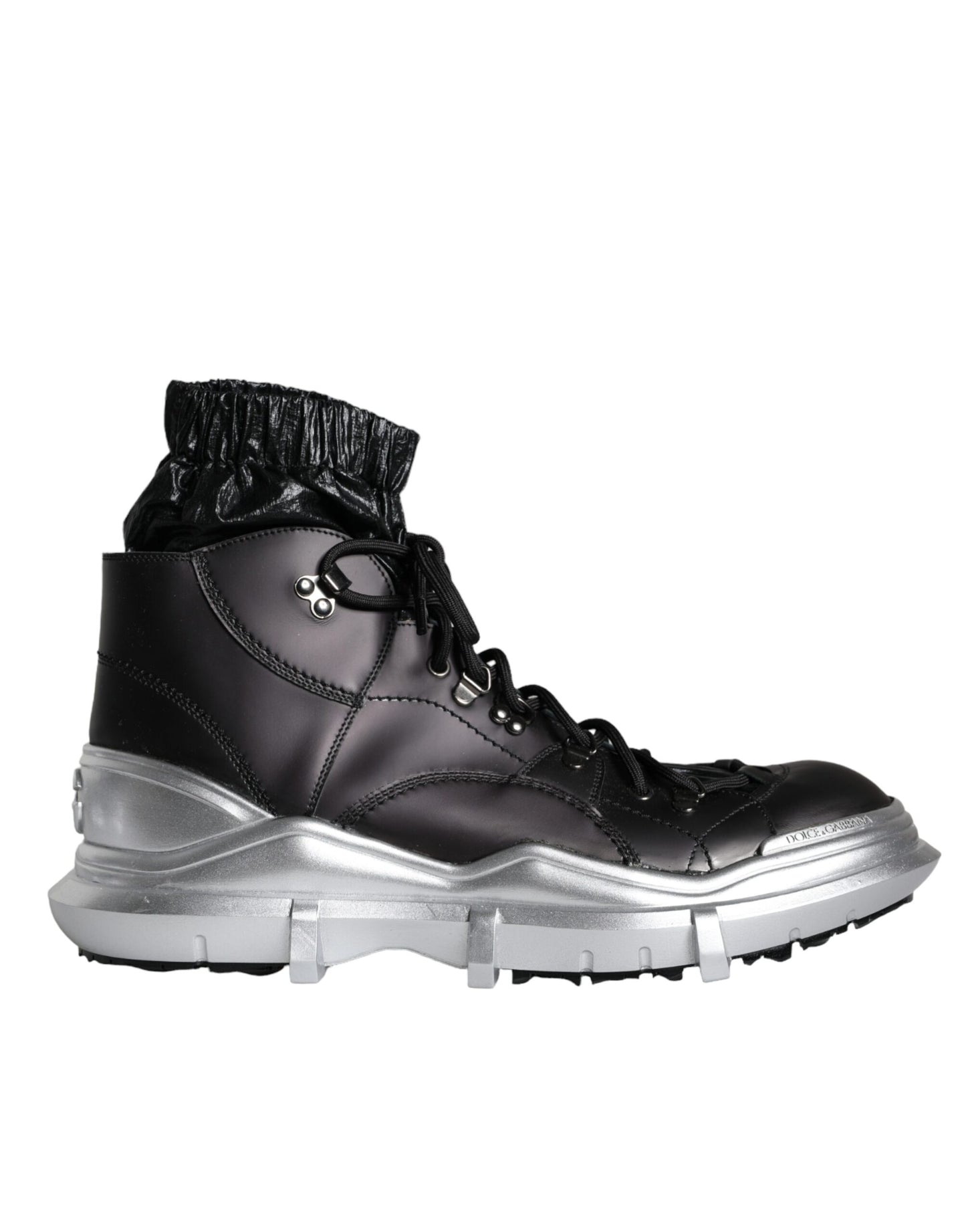 Czarne nylonowe buty sportowe Galileo High Top