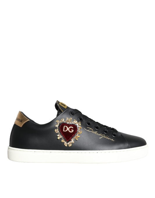 Czarne trampki Portofino Sacred Heart