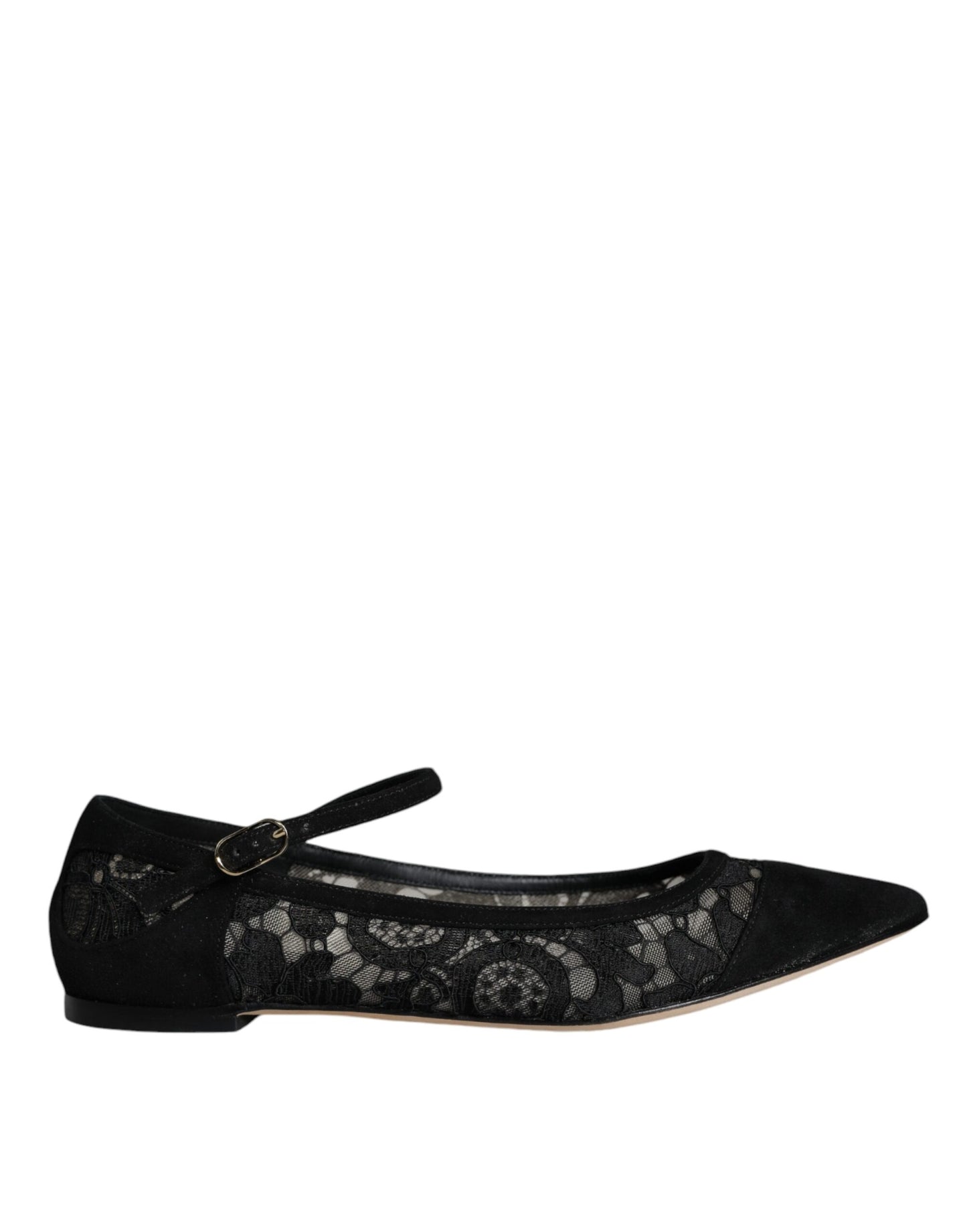 Czarne buty Taormina Lace Bellucci Flats