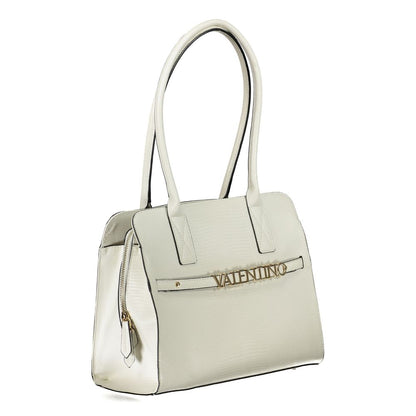 Valentino Bags White Polyethylene Handbag