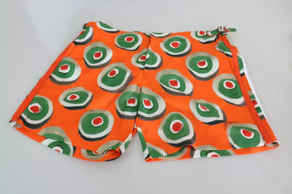 Pomarańczowe spodenki plażowe Cupcake Beachwear