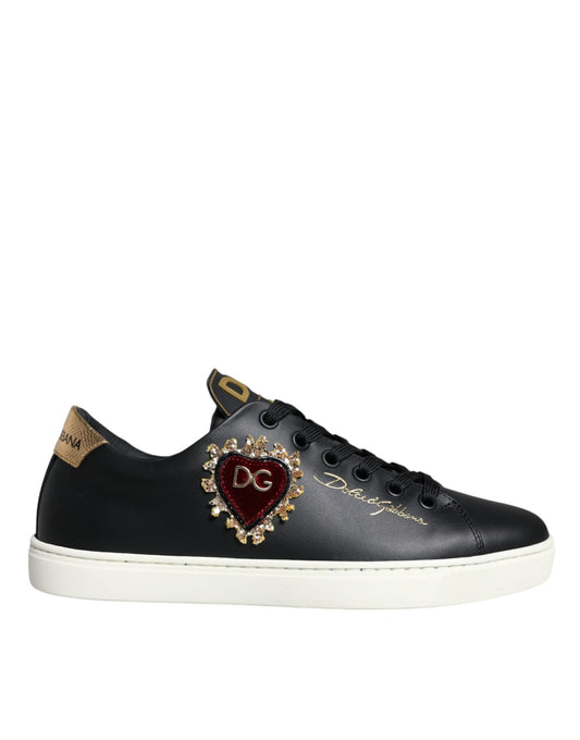 Czarne trampki Portofino Sacred Heart