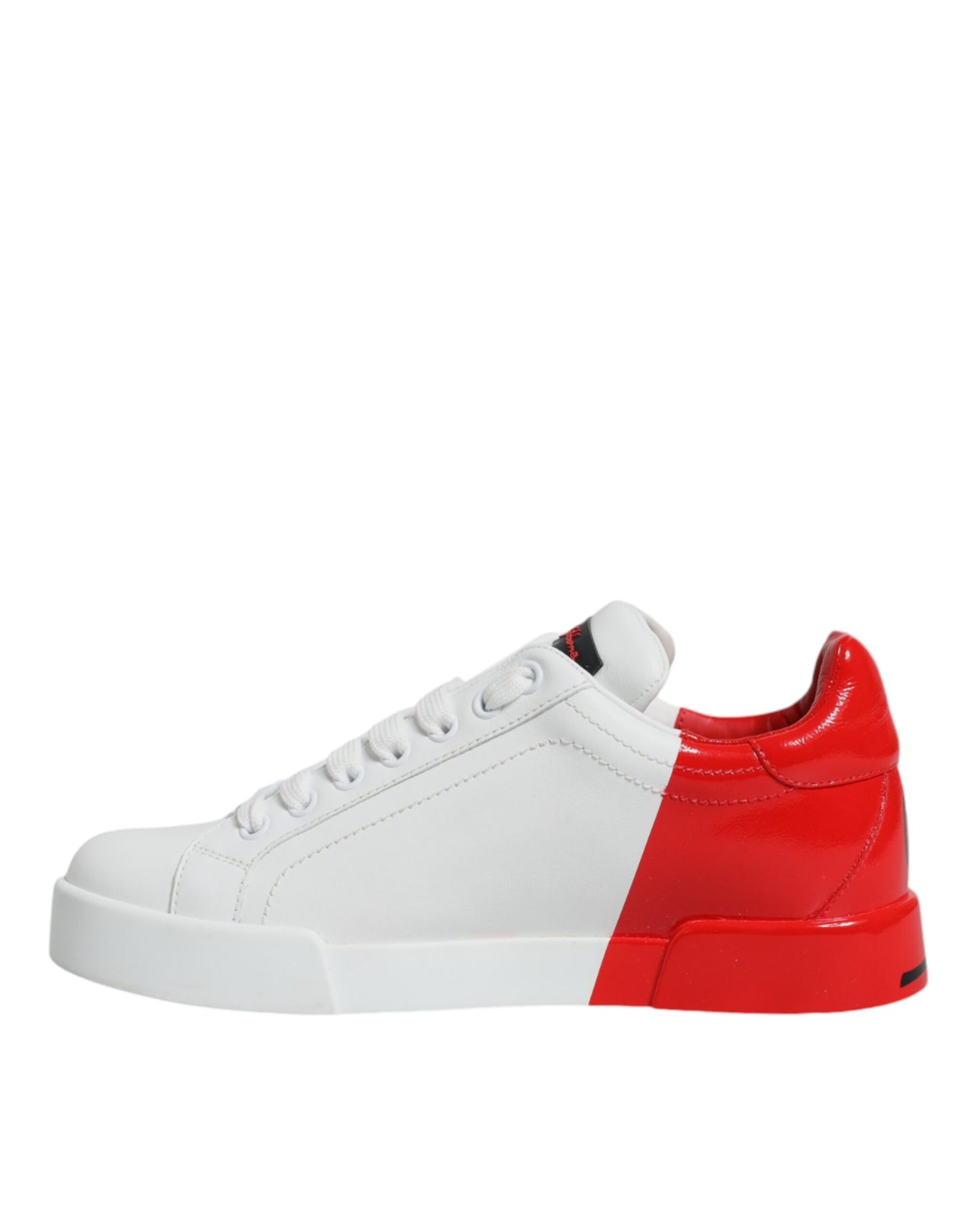 Biało-czerwone trampki Portofino Low Top