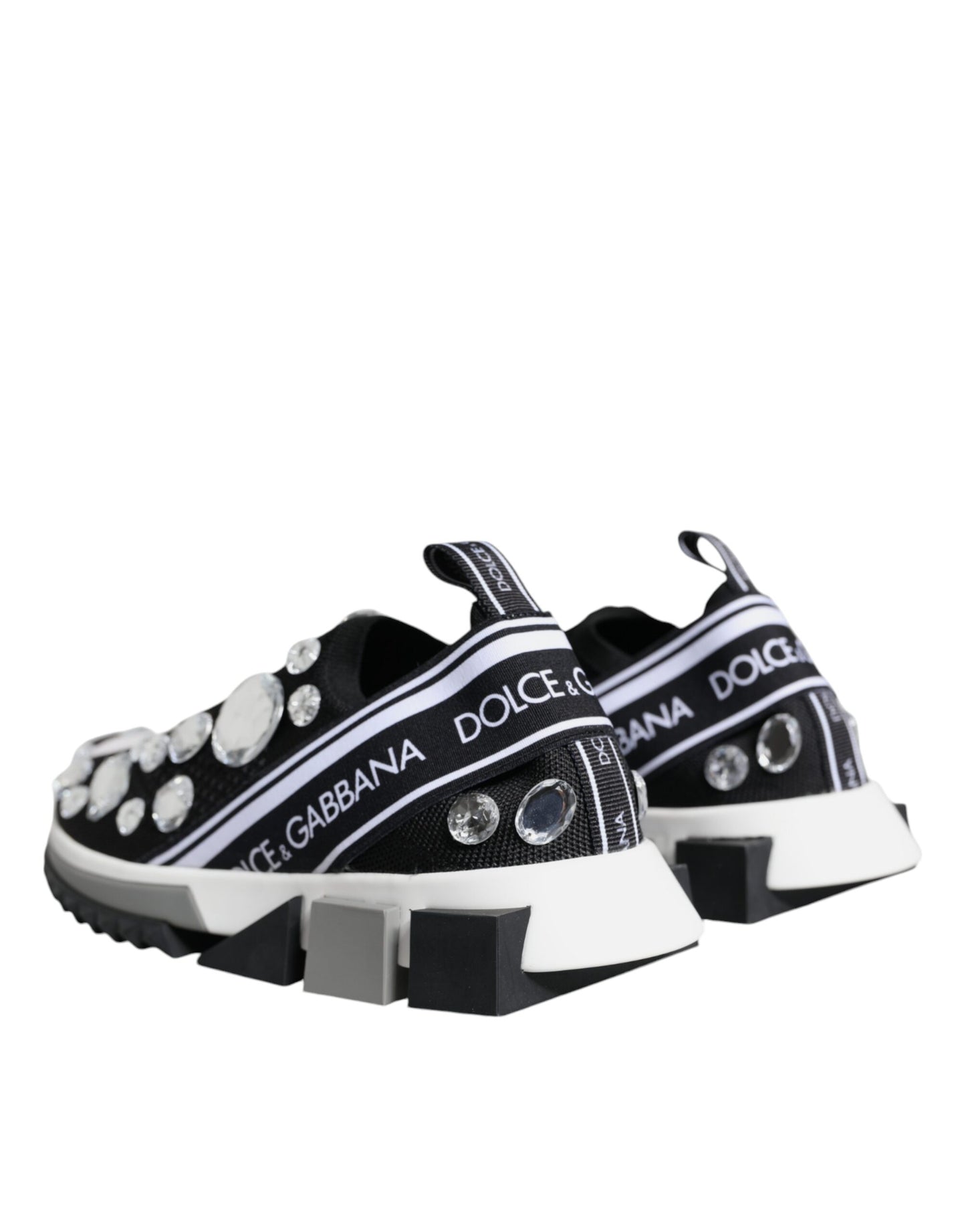 Czarne kryształki Sorrento Low Top Sneakers Buty