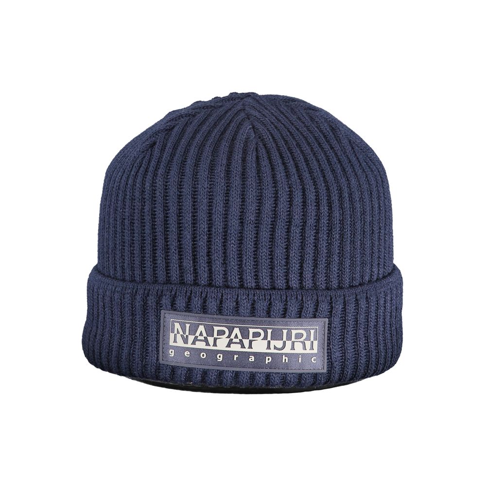 Napapijri Blue Acrylic Hats & Cap