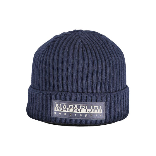 Napapijri Blue Acrylic Hats & Cap