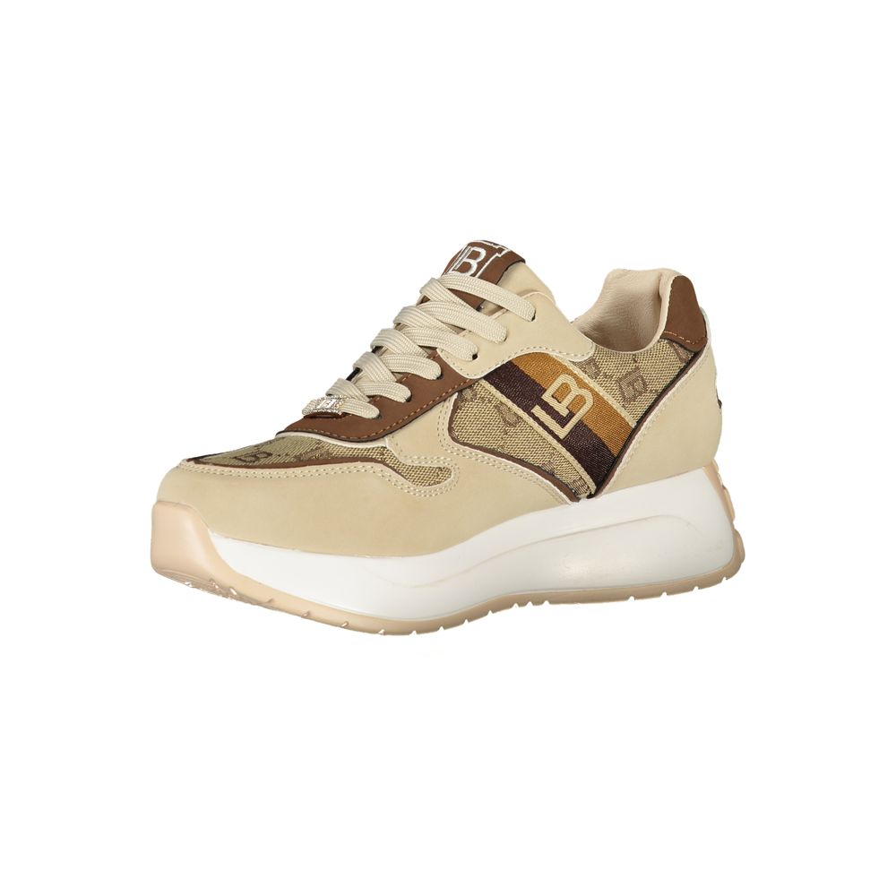 Laura Biagiotti Beige Polyester Sneaker