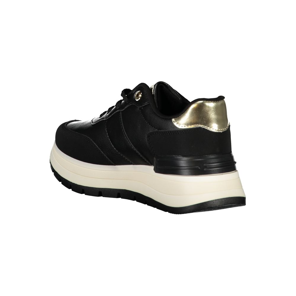 Laura Biagiotti Black Polyester Sneaker