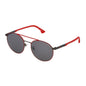 Police Gray Metal Sunglasses