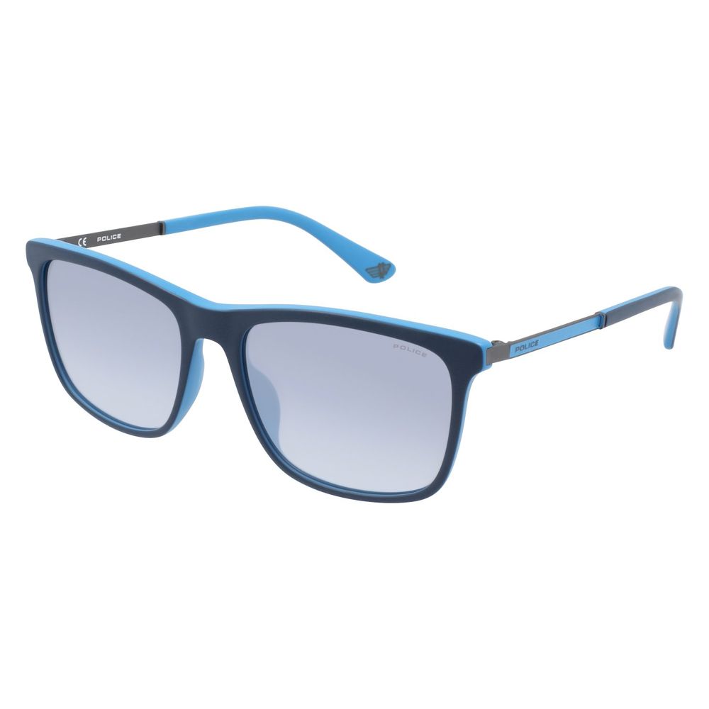 Police Blue Acetate Sunglasses