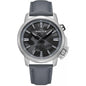 Police Gray Leather Watch