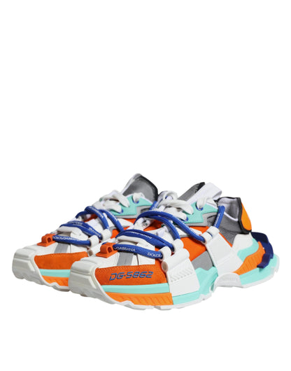 Dolce & Gabbana Multicolor Panelled Space Men Sneakers Shoes