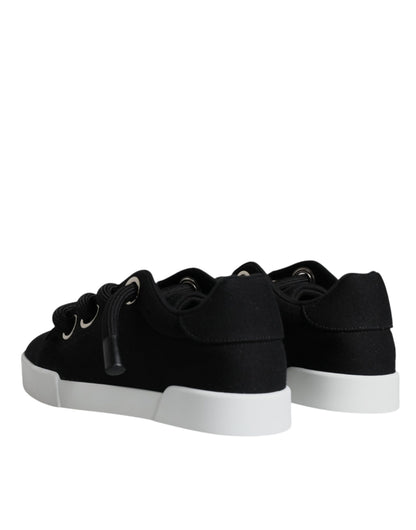 Czarne trampki Portofino Low Top