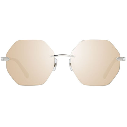 Swarovski Silver Metal Sunglasses