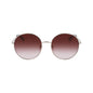 Longchamp Gold Metal Sunglasses