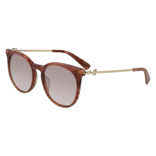 Longchamp Brown Acetate Sunglasses