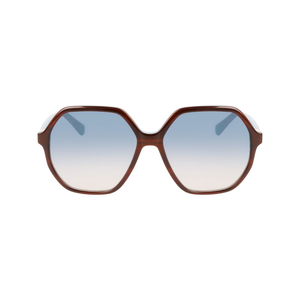 Longchamp Brown Acetate Sunglasses