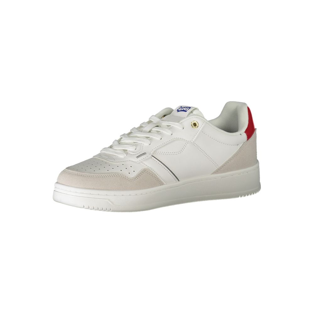 Gas White Polyester Sneaker