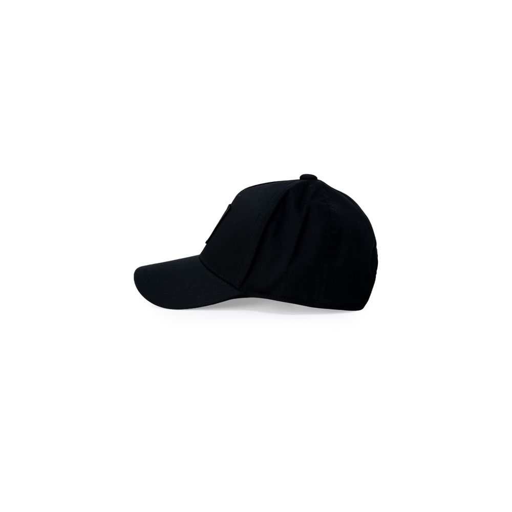 Armani Exchange Black Cotton Hats & Cap