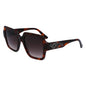 Karl Lagerfeld Brown Acetate Sunglasses