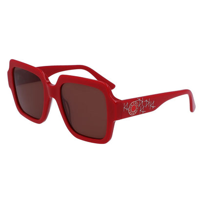 Karl Lagerfeld Red Acetate Sunglasses