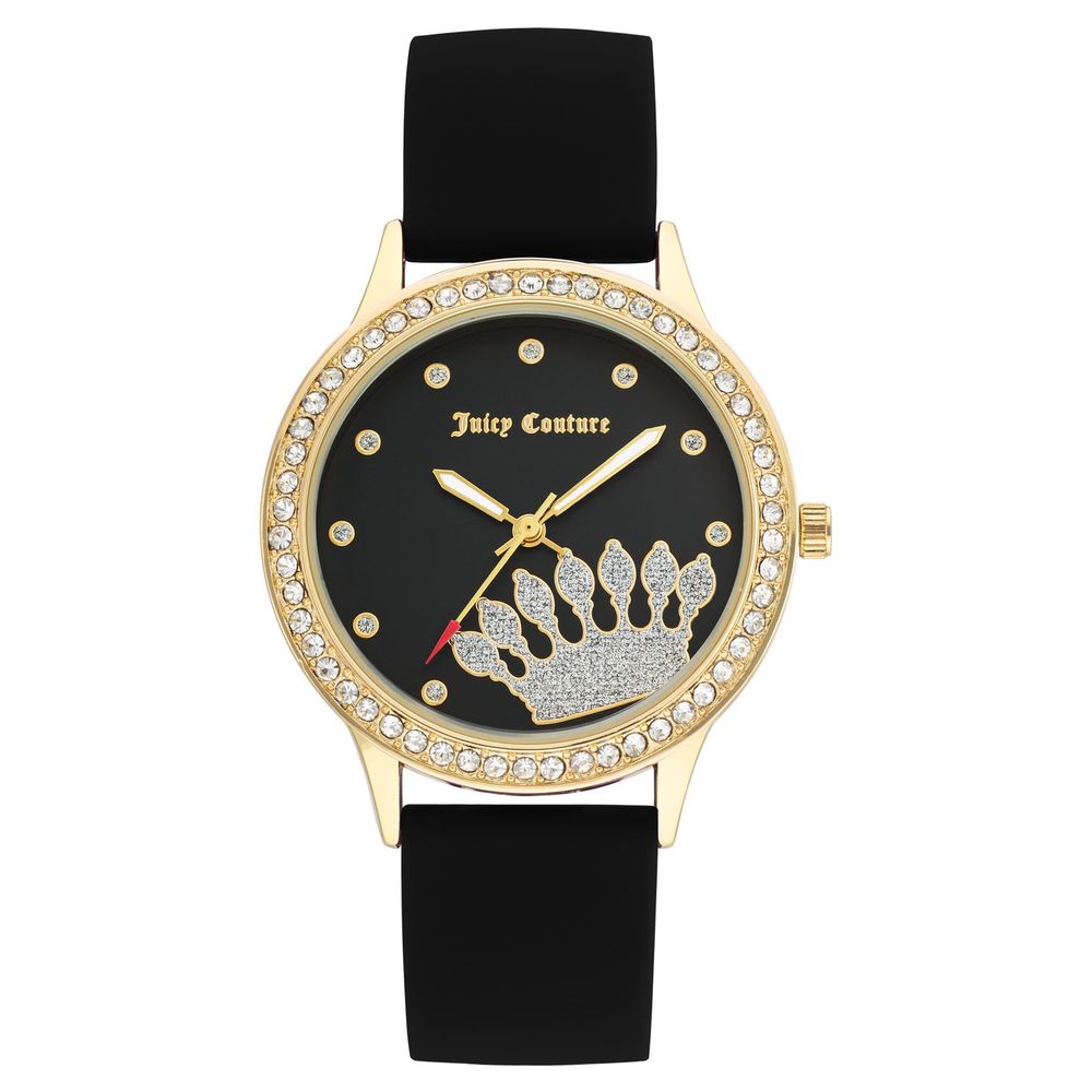 Juicy Couture Black Silicone Watch