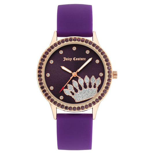 Juicy Couture Purple Silicone Watch