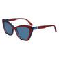 Karl Lagerfeld Red Acetate Sunglasses