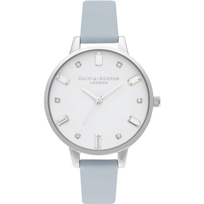 Olivia Burton Blue Synthetic Leather Watch