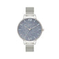 Olivia Burton Silver Steel Watch