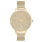 Olivia Burton Gold Steel Watch