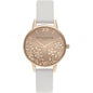 Olivia Burton White Synthetic Leather Watch